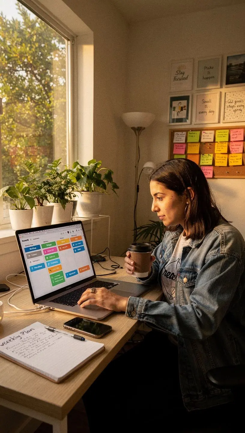 Close-up of a flowchart on a whiteboard illustrating automated workflow processes for task management.