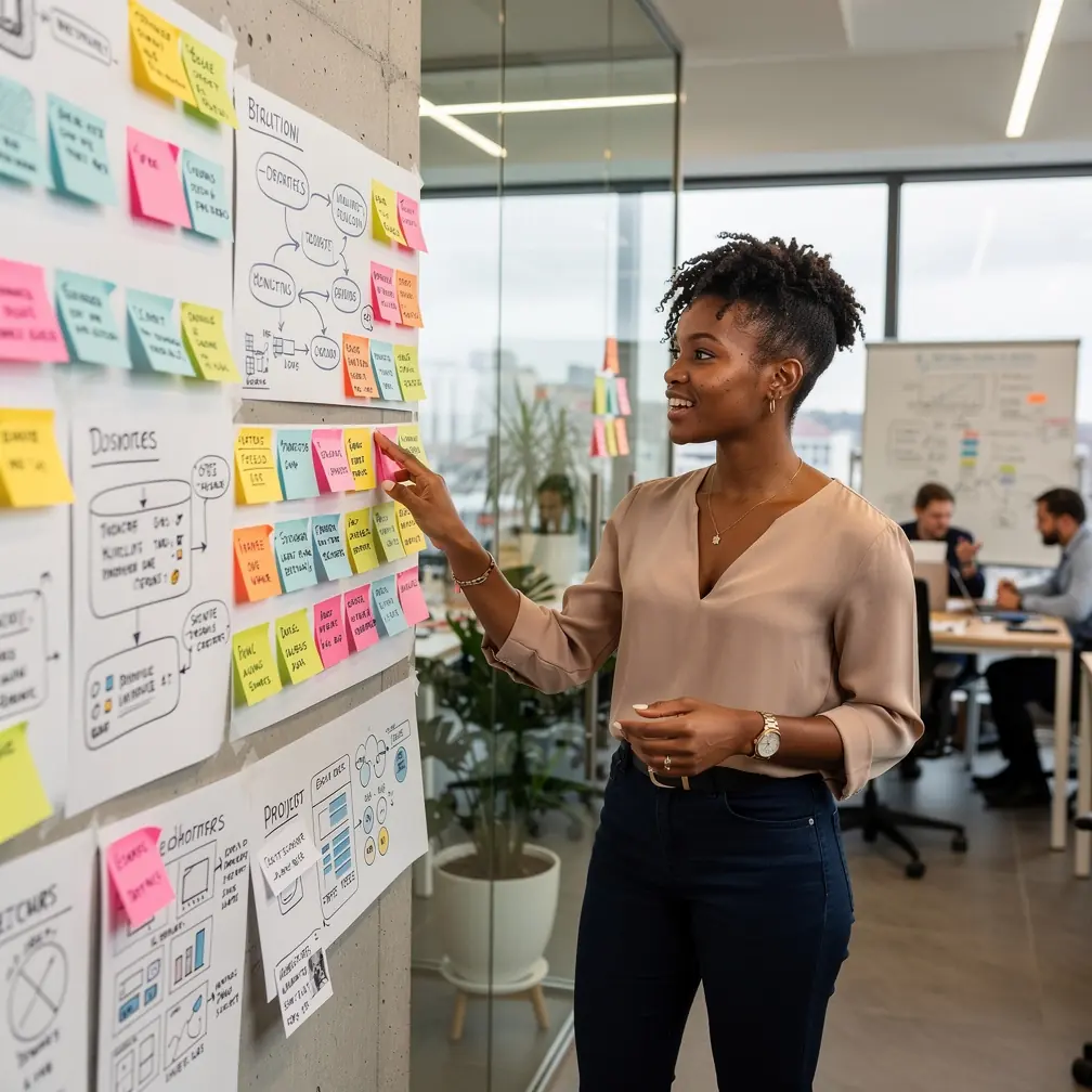 Smartphone screen showing a task automation app interface with scheduled reminders and progress tracking.